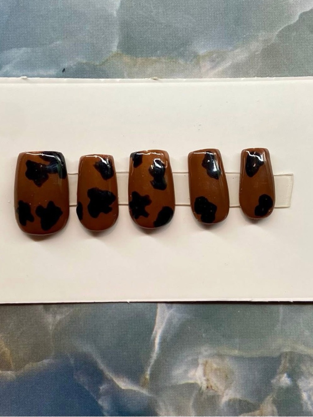 Brown Cow Print Press-On Nails